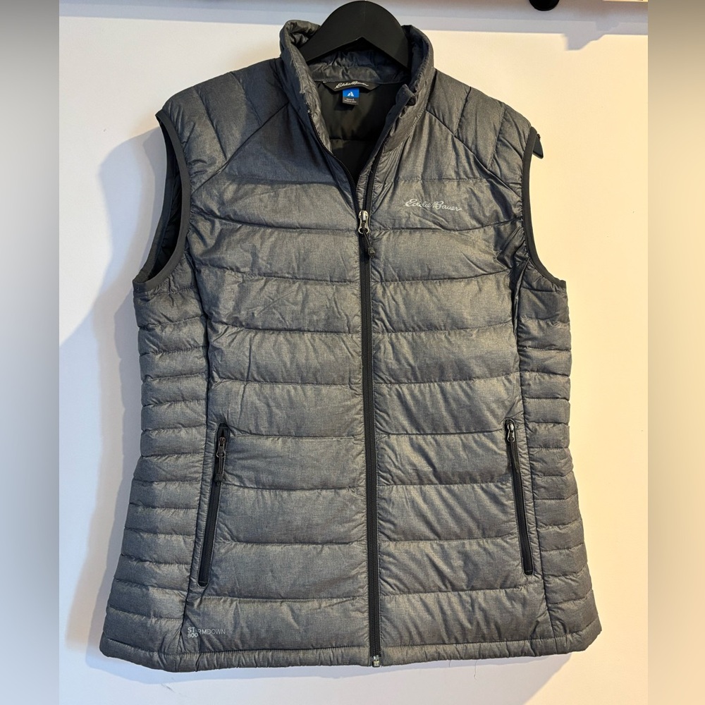 Eddie Bauer Women's Charcoal Quilted Vest